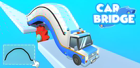 Car Bridge 3D: Draw to Save
