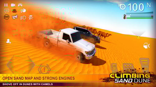 Climbing Sand Dune OFFROAD