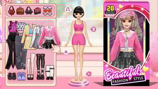 Doll Makeover: dress up games