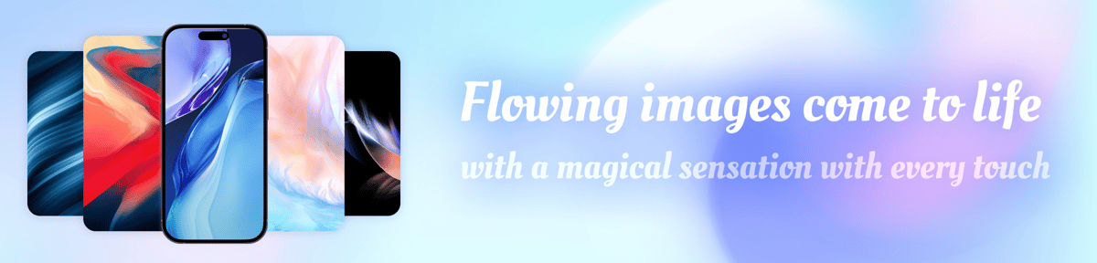 Flowing images come to life, with a magical sensation with every touch