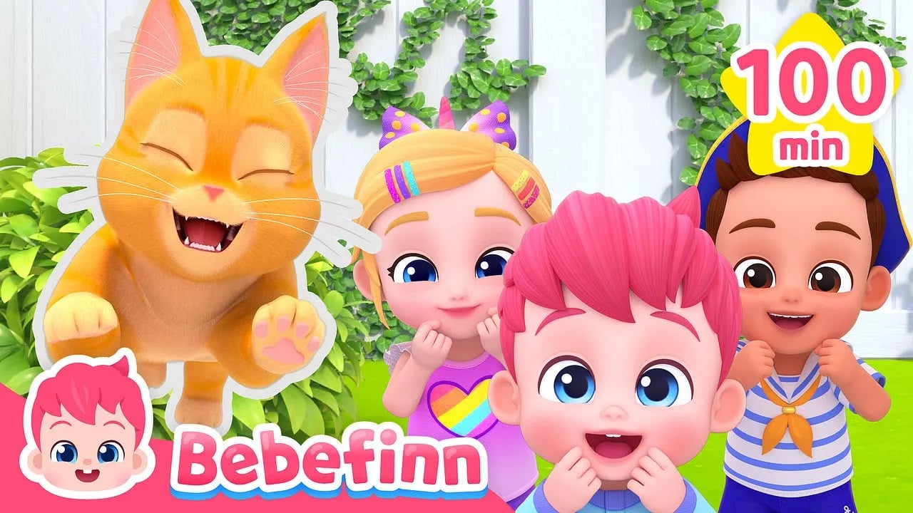 Meow π Explore Bebefinn House with the Cat Boo | Kids Songs and Nursery Rhymes +Compilation