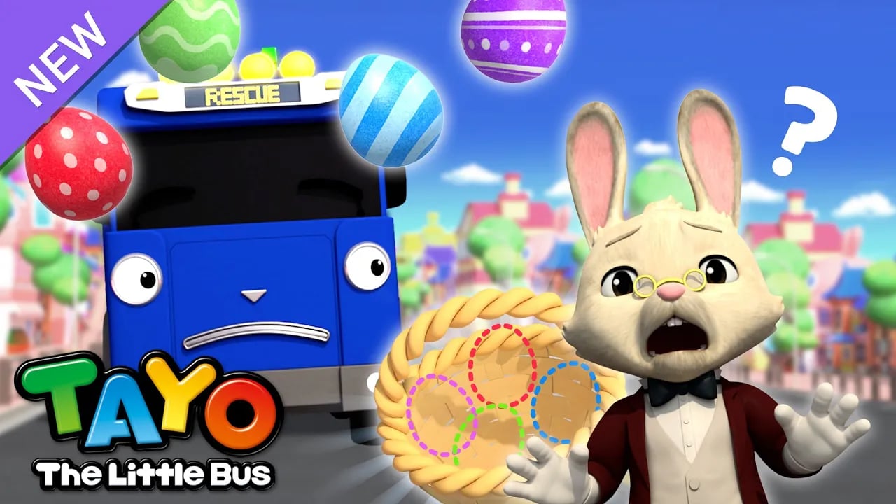 Colorful Eggs are Missing | RESCUE TAYO | Easter Song for Kids | Tayo the Little Bus