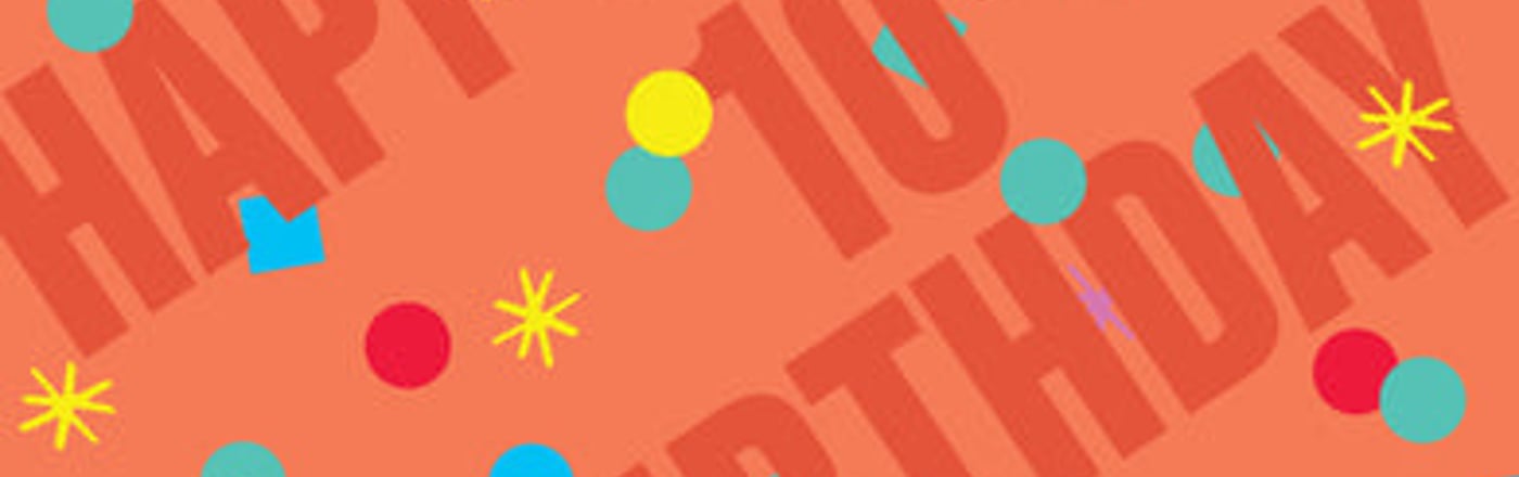 Happy 10th - Card.Gift