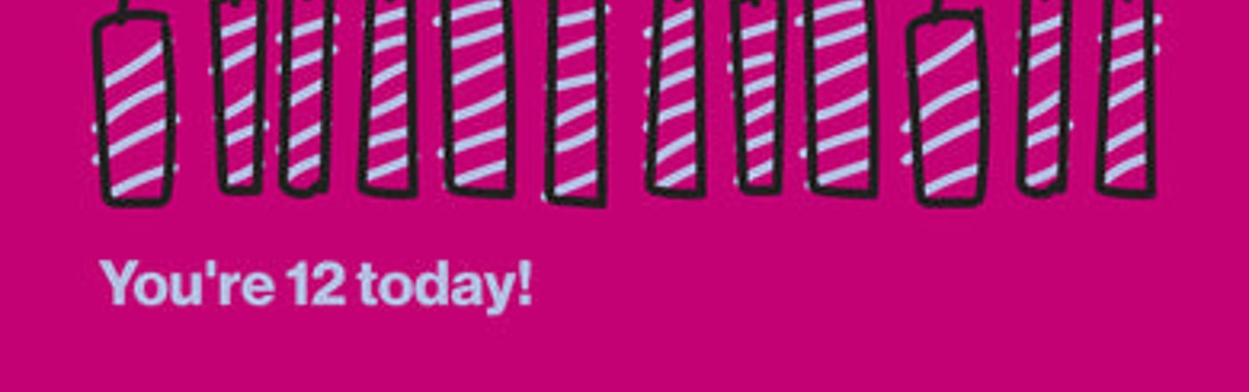 Twelve Today - Card.Gift