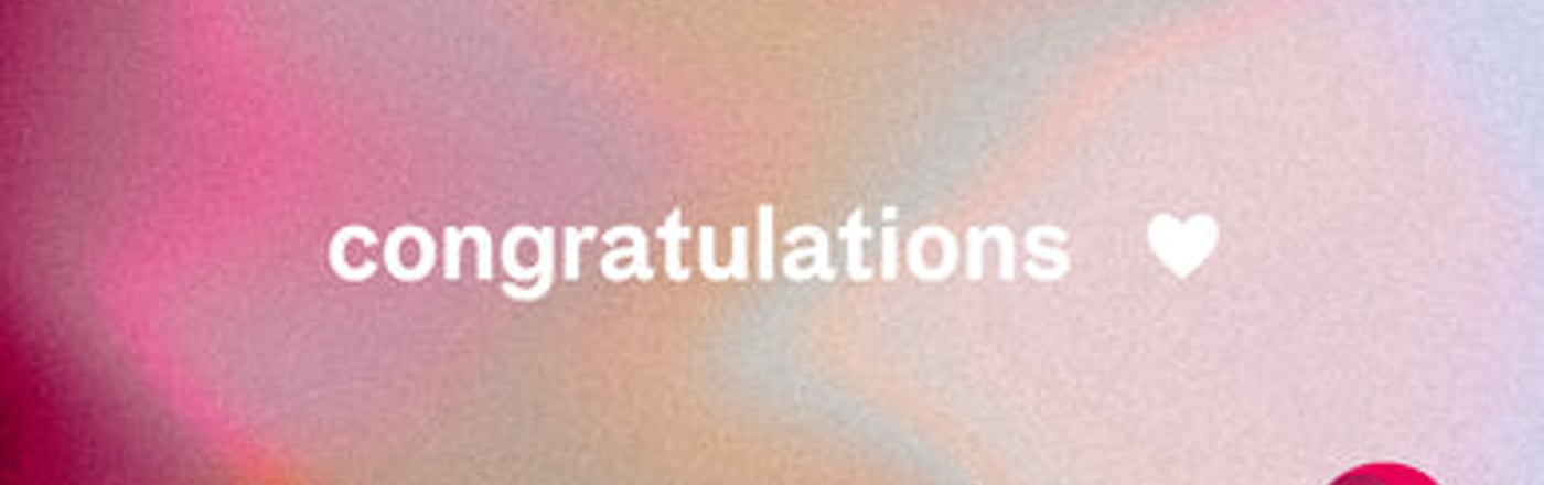 Congrats Heart - eftpos