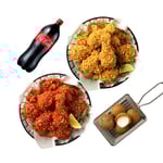 [BHC] 후라이드+양념치킨+치즈볼+콜라1.25L