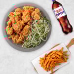 [네네치킨] 순살오리엔탈파닭치킨+콜라(1.25L)+감자