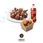 [푸라닭] 블랙알리오+블랙치즈볼(5구)+콜라 1.25L