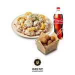 [푸라닭] 순살 콘소메이징+블랙치즈볼(5구)+콜라 1.25L