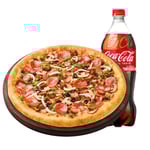 [피자헛] 수퍼슈프림 치즈크러스트M + 콜라 1.25L