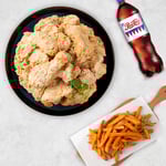 [네네치킨] 치즈스노윙치킨+콜라(1.25L)+감자