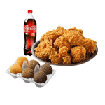 [BBQ] 크리스피치킨+모둠치즈볼6개+콜라1.25L