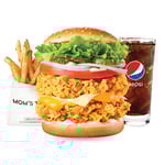 [맘스터치] 싸이플렉스버거 세트