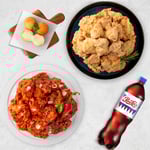 [네네치킨] 순살치즈스노윙치킨+순살핫블링+네네볼+콜라(1.25L)