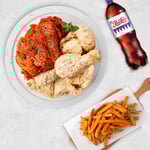 [네네치킨] 치즈스노윙반쇼킹핫반+콜라(1.25L)+감자