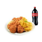 [BHC] 후라이드반/양념반+콜라1.25L