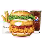 [맘스터치] 아라비아따치즈버거 세트