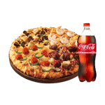 [도미노피자] 블록버스터4피자M+콜라 1.25L