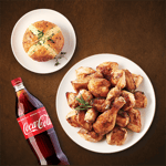 [굽네치킨]오리지널+바게트볼+콜라1.25L