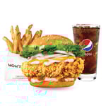 [맘스터치] 트리플딥치즈싸이버거 세트