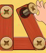 Wood Nuts & Bolts Puzzle