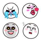 より細かい LINEムーンの基本絵文字vol.1