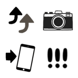 毎日使える♡シンプル＆モノクロ絵文字