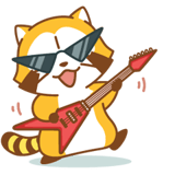 ROCK♪ラスカル アニメスタンプ