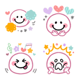 スマイルニコちゃん♡フェミニン絵文字