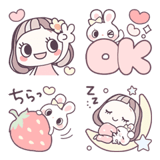 ガールandうさたん♡