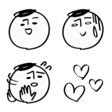 シュールなサインペン画【絵文字】