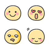 ニコちゃんマーク中心のいつもの絵文字