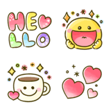 大人可愛い♡水彩スマイル