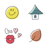 ＊大人可愛いくすみ絵文字＊