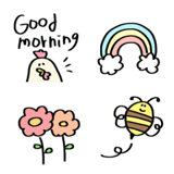 毎日かわいく添えやすい絵文字