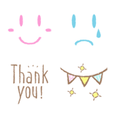 使いやすい！ほっこり可愛い手書き絵文字