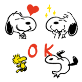 スヌーピー Vintage 絵文字