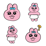 おぱんちゅうさぎの絵文字