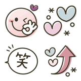 ふんわり可愛いくすみ絵文字♡