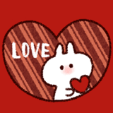 うさぎときどきにんじんハートだらけ