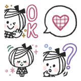 *.•線画de大人シンプル♡ボブGIRL•.*