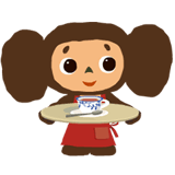 チェブラーシカ アニメスタンプ