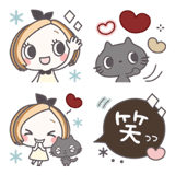 ガールandねこちゃん♡