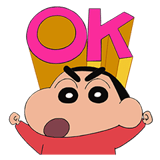 クレヨンしんちゃん飛び出すスタンプだゾ♪