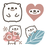 森の奥のちいさな存在の絵文字