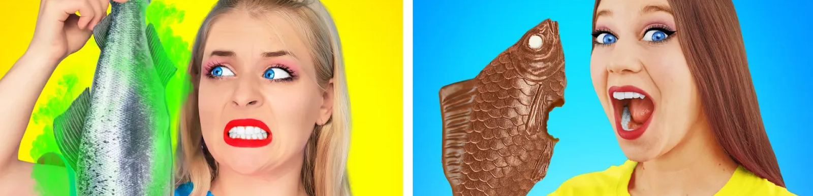 REAL FOOD VS CHOCOLATE FOOD CHALLENGE | Funny Pranks by Multi DO