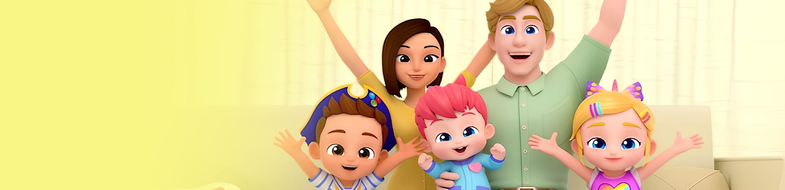 我們這一家 🏠 Family Song 💕 台灣配音 經典兒歌 童謠 | 貝貝彬 Bebefinn 繁體中文