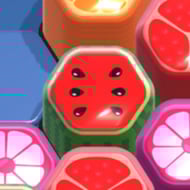 Watermelon Hexa - Blast Puzzle