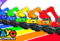 Air Mancur Pelangi yang Berwarna-warni⛲🌈 Belajar Warna dalam Bahasa Inggris | Tayo Indonesia