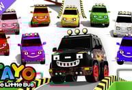 Sepuluh si Kasur(Versi Strong) | Lagu Warna Tayo | Belajar Warna untuk Anak | Tayo Bahasa Indonesia